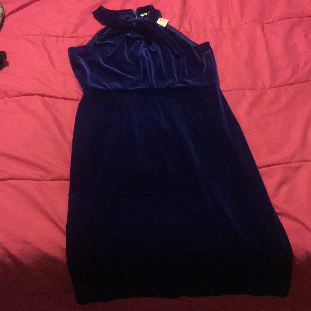 Blue dress